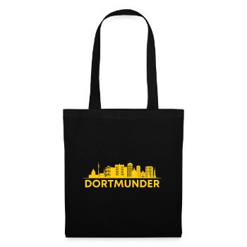 Dortmunder! Dortmund, meine Stadt! - Stoffbeutel - Schwarz - Vorne