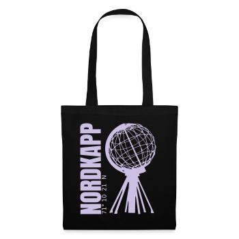 Nordkapp # Nordkap # North Cape - Stoffbeutel - Schwarz - Vorne