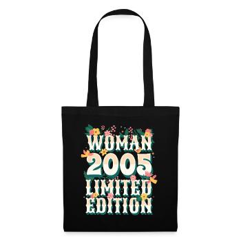 Birthday Woman born in 2005 Woman 18 years old - Tote Bag - black - Front