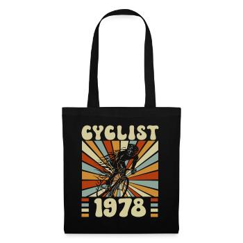 Fête Cycliste Né En 1978 45 Ans Anniversaire - Sac en tissu - noir - Devant