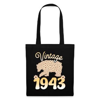 Birthday Party 1943 Woman 80 Years Birthday - Tote Bag - black - Front