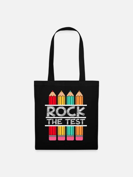 Rock The Test Student Teacher Exam - Stoffbeutel - Schwarz