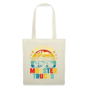 Monster Truck Voiture 30 Ans Anniversaire - Sac en tissu - nature - Devant