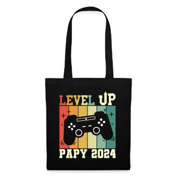 Papy Geek Annonce Grossesse Futur Papy 2024 - Sac en tissu - noir - Devant