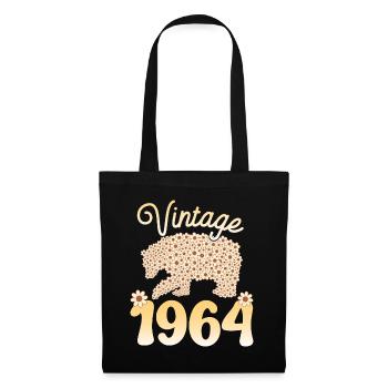 Ours 1964 Fête Anniversaire Femme 60 Ans - Sac en tissu - noir - Devant