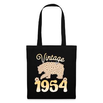 Bear 1954 Birthday Party Woman 70 Years - Tote Bag - black - Front
