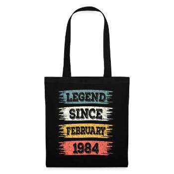 Legend 40 Years 1984 February 40 Years Anniversary - Tote Bag - black - Front