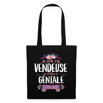 Édition Limitée Vendeuse Géniale - Sac en tissu - noir - Devant