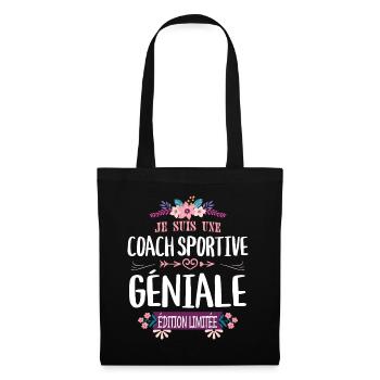 Femme Édition Limitée Coach Sportive Géniale - Sac en tissu - noir - Devant