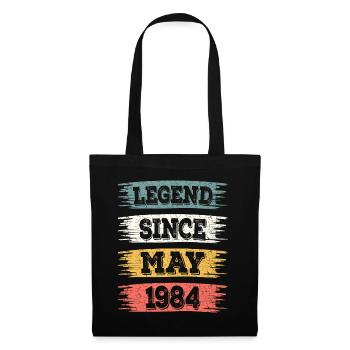 Legend 40 Years 1984 May 40 Years Anniversary - Tote Bag - black - Front