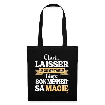 Accountant does his magic Humor Accounting - Tote Bag - black - Front