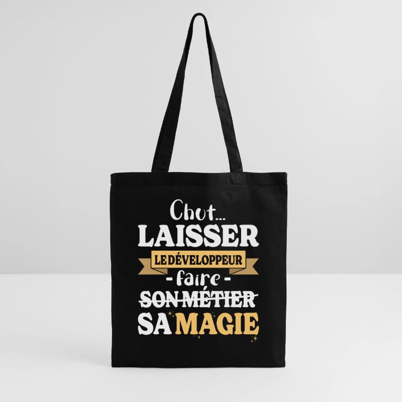 Developer Makes His Magic Humor Dev Tote Bag