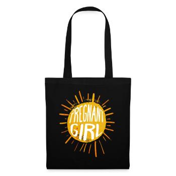 Summer Pregnancy Announcement Pregnant Mom - Tote Bag - black - Front