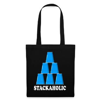 Cup Stacing Stackaholic Sport Stacking - Stoffbeutel - Schwarz - Vorne