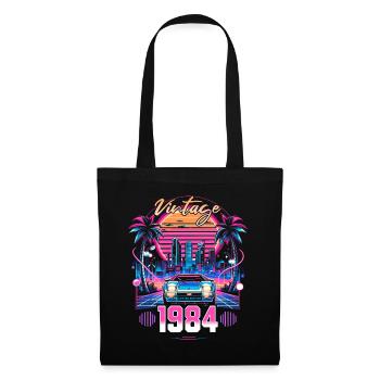 Synthwave Retro 40th Anniversary 1984 - Tote Bag - black - Front