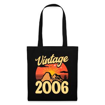 Vintage 18th Anniversary 2006 - Tote Bag - black - Front