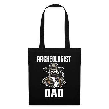 Père Fan Archéologie Papa Archéologue - Sac en tissu - noir - Devant
