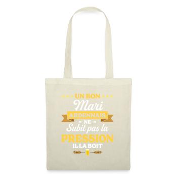 Mari Ardennais Compagnon Humour Mari - Sac en tissu - nature - Devant