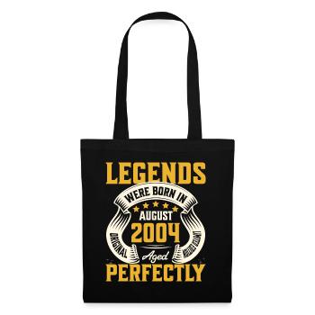 20eme Anniversaire Aout Année 2004 - Sac en tissu - noir - Devant