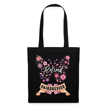 Retired Female Hairdresser Retirement - Tote Bag - black - Front