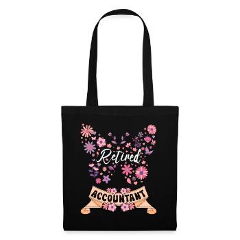 Retired Female Accountant Retirement - Tote Bag - black - Front