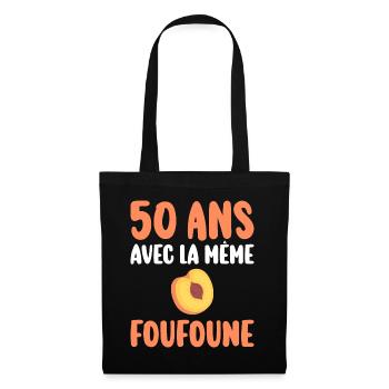 Marié 50 Ans Homme 50 Ans De Mariage - Sac en tissu - noir - Devant
