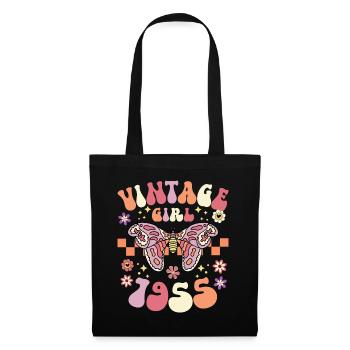 Retro Woman 70 Years Anniversary 1955 - Tote Bag - black - Front