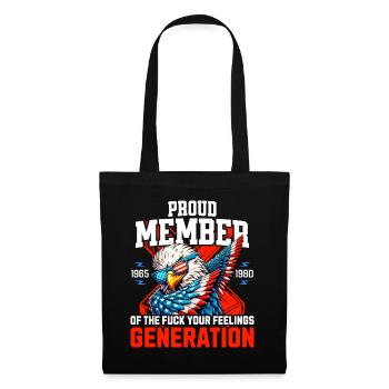 Eagle USA Humor Generation X - Tote Bag - black - Front