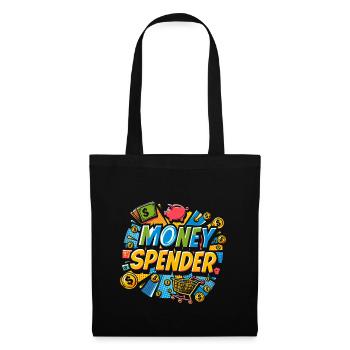 Money Spender 7 - Stoffbeutel - Schwarz - Vorne