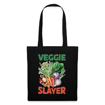 Veggie Slayer - Stoffbeutel - Schwarz - Vorne