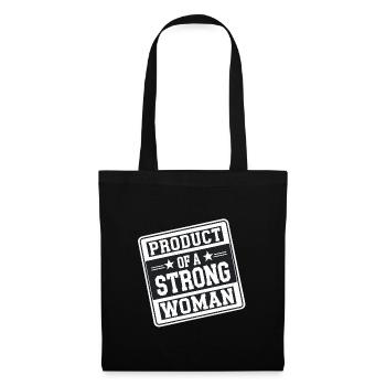 Product Of A Strong Woman 14 - Stoffbeutel - Schwarz - Vorne