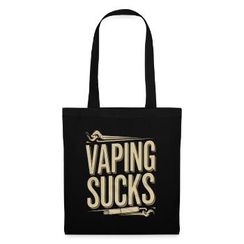 Vaping Sucks 4 - Stoffbeutel - Schwarz - Vorne