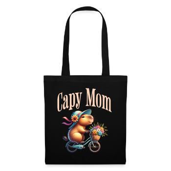 Cadeau Pour Maman Fan De Capybaras - Sac en tissu - noir - Devant