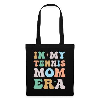 In My Tennis Mom Era Groovy Retro - Tote Bag - black - Front