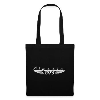 50e anniversaire 50 ans Né 1975 Homme Femme - Sac en tissu - noir - Devant