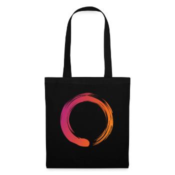 Zen Cirlce - Zen, Enso, Meditation, Buddhism - Tote Bag - black - Front