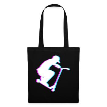 Cool Stunt Scooter Scooter Skater Gift - Tote Bag - black - Front