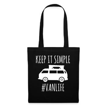 Van Life Camping Camping Freugeist Voyage - Sac en tissu - noir - Devant