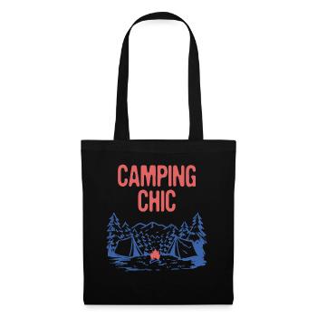 Camping Chic Summer Camper Tropical Camp Couples - Stoffbeutel - Schwarz - Vorne