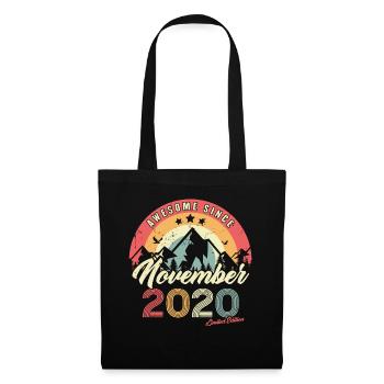 Birthday Gift In November 2020 Vintage - Tote Bag - black - Front