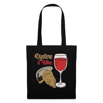 Huîtres et vin Seafood Chef Hobby Ocean - Sac en tissu - noir - Devant