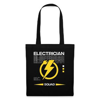 Circuits de tension Electro Electro Electrician - Sac en tissu - noir - Devant