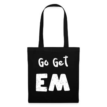Go Get Em - Animal - Tote Bag - black - Front