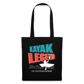 Kayak Legend Canoë-kayak Sports nautiques - Sac en tissu - noir - Devant