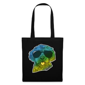 Labradoodle Dog - Tote Bag - black - Front