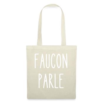 faucon parle - Sac en tissu - nature - Devant