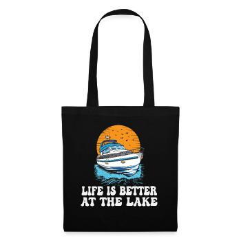 Life Is Better At The Lake Motorboat Owner - Tote Bag - black - Front