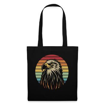 Aigle majestueux - Sac en tissu - noir - Devant