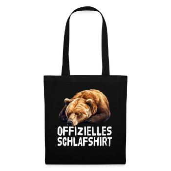 Official Sleep Shirt Bear - Tote Bag - black - Front