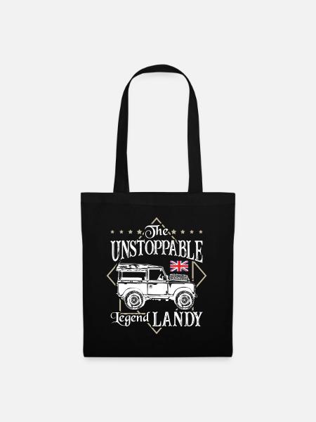 The Unstoppable Legend Landy - Stoffbeutel - Schwarz